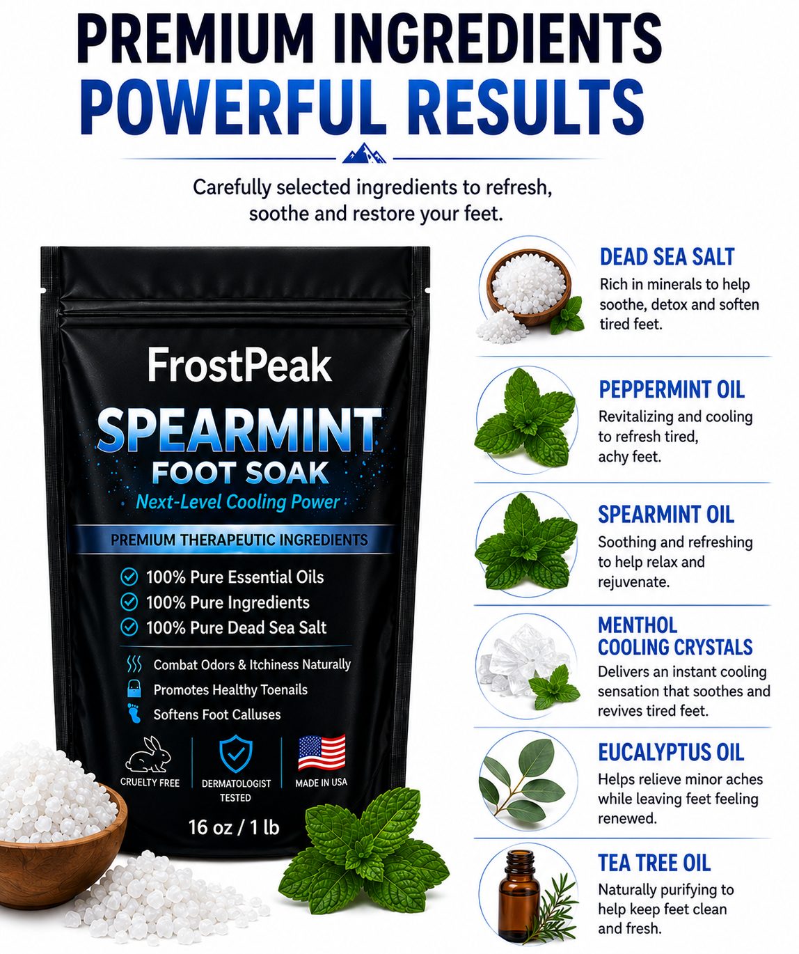 FrostPeak Spearmint Foot Soak